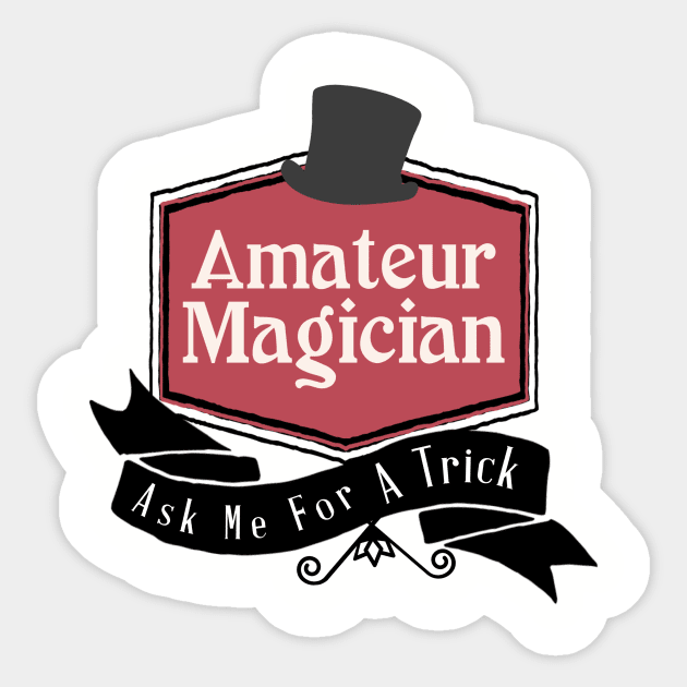 Amateur Magician Sticker by ArtisticEnvironments